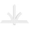 Ekena Millwork Redmond Architectural Grade PVC Gable Bracket, 48"W x 32"H x 4"D x 4"F, 16/12 Pitch GBP048X32X0404RED00 - alternate 3